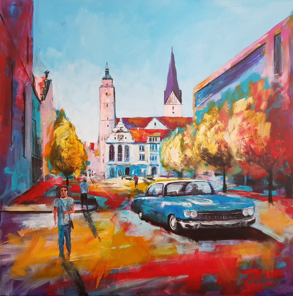 Auf dem Rathausplatz